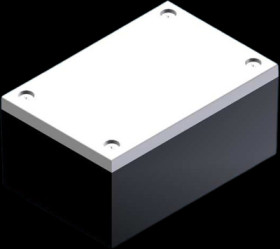 ABS enclosure, (L x W x H) 85 x 56 x 41.4 mm, black, CP/1.23 SCHWARZ