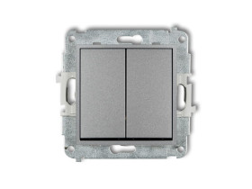 ICON Mechanizm łącznika świecznikowego srebrny metalik 7IWP-2 KARLIK