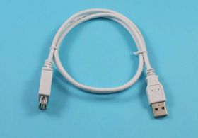 USB 2.0 PRZYŁ.WT.A->GN.A 0,8mb BIAŁY