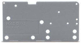 Ścianka koncowa Płytka końcowa WAGO Bloki zacisków do montażu na szynie Mocowanie szynowe