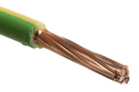 Przewód instalacyjny, Przewód z jednym rdzeniem, Ho7Z-R., 100m, 10 mm² CSA , 450 V DC, 750 V AC, izolacja LSZH, kolor: