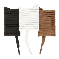 Lacet rond 120 cm NOIR