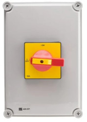 Przełącznik izolacyjny bez bezpiecznika 6-biegunowy 32 A 11 kW IP65