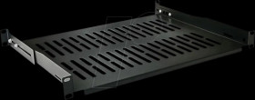 26990402 19" shelf, 1U, black