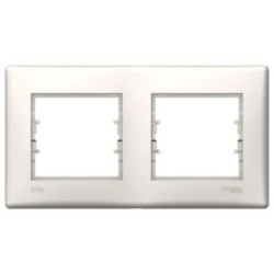 Sedna Ramka podwójna poziom IP44 kremowa SDN5810623