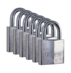 Kłódki LOTO, chromowany mosiądz, szekla 23,5 mm (6 szt.), 805828