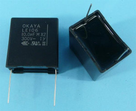 10uF/300VAC LEKM 20% 37,5 POLIPROPYL