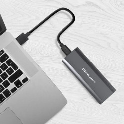 Qoltec Obudowa kieszeń NV2271 na dysk M.2 SSD SATA NVMe USB-C 2TB