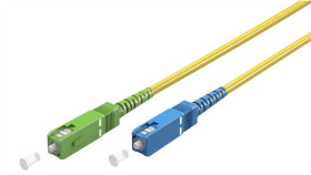 Kabel Światłowodowy (Ftth), Singlemode (Os2) Yellow, Żółty (Simplex), 5 M -...