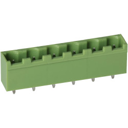 TruConnect 211877 7.62mm 6 Way 15A 300V Header Straight Top Entry Closed