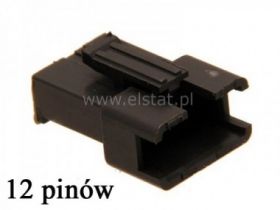 WP 12 wtyk jednorzęd z zatrzaskiem do przew.