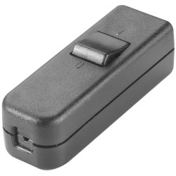 interB&#xE4;r 8006-004.01 Pull Switch Black Off/On 6A For Halogen Lamps