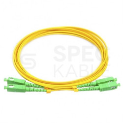Patchcord światłowodowy FO SM SC/APC-SC/APC duplex 9/125 G.657A1 1m TELCOLINE