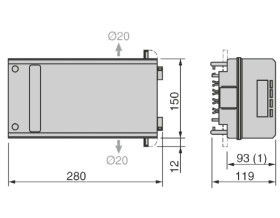 Rozłącznik z bezpiecznikami 3 + N 50A 14 x 51mm Caralis Schneider Electric Canalis