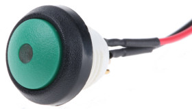 Nasadka przełącznika Zatrzaskowy SPST średnica wycięcia 13.6mm, montaż panelowy ITW Switches