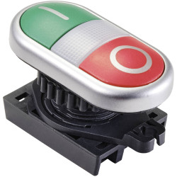 TruComponents 660017 Double head pushbutton Green/Red