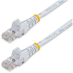 StarTech.com 45PAT7MWH Cat5e Ethernet Patch Cable with Snagless RJ45 Connectors