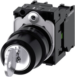 Wyłącznik kluczykowy IP66, IP67, IP69, SPST 3-Way, -25 → +70°C