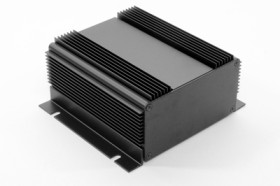 Extruded Enclosure - Heat Dissipative, 1455NHD1201BK