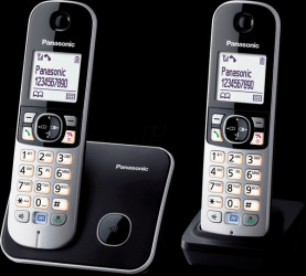 KX-TG6812GB DECT telephone, two handsets