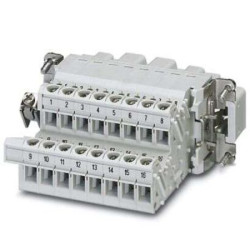 Wzmocnione złącze zasilania 16-pinowe Phoenix Contact 16A 500 V Męski