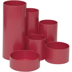 Maul 4115625 MAULtubo Recycling Tidy Red 6 compartments