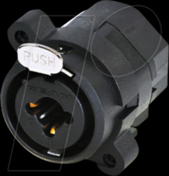 RCJ10FI-V XLR receptacle 3-pin combined with 6.35mm stereo jack socket