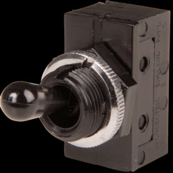 C1722ROAAA Toggle switch with nylon lever, 1x (ON) - OFF - (ON)