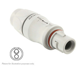 Złącze wielostykowe przemysłowe 2-pinowe Montaż na kablu Wtyczka Souriau Sunbank by Eaton