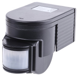 Sterownik oświetlenia 180° PIR, 220 → 240 V AC, zasięg 0,6 → 1,5 ms, montaż sufit, powierzchnia