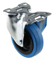 Koło samonastawne średnica kabla 100mm Płyta Tente 150kg wysokość całkowita 128mm