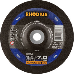 Rhodius 200056 Grinding disc Diameter 180 mm Bore 22.23 mm Steel