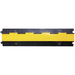 Walther Werke 39870020 Cable Bridge 2-Channel Black/Yellow Rubber 1m