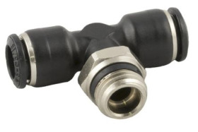 Adapter gwintowany teowy typu gwint – rura, seria: 55000, 20 barów