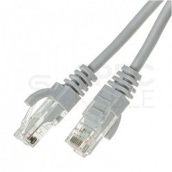 Patchcord UTP kat.6 kabel sieciowy LAN 2x RJ45 linka szary 1,5m ATEL