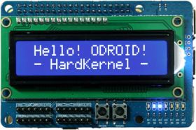 16x2 LCD + IO Shield for Odroid-C2 C1+ C0