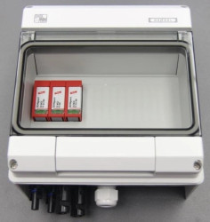 Zestaw przyłączeniowy PV - DC, 1 łańcuch PV, 1 SPD typu 2 KV PV DC2 600001