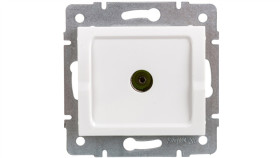 Logi Gniazdo Antenowe Typu F Końcowe Biały 021300002 25098