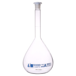 LabGlass Volumetric Flask with Stopper 5000ml Class &#x27;A&#x27; 29/32 Single