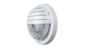 Oprawa Grill, E27, 60W, Biała-Polipropylen, Klosz Przeźroczysty-Poliwęglan,...