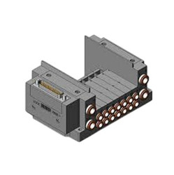 Podstawa rozdzielacza 6-drogowa Szybkozłączka 6 mm SMC
