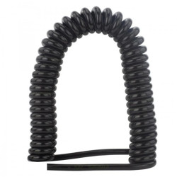 Przewód spiralny QLY-s 3x1,5mm2 24V samochodowy poliuretanowy linka czarny 13,5m