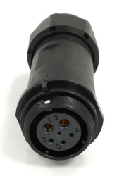 Przemysłowe złącze okrągłe 6-pinowe SP21 Układ szeregowy Gniazdo RS PRO Żeńskie IP68 SP2111C