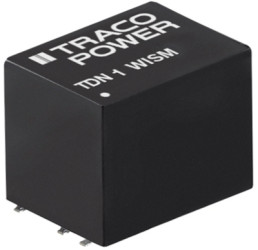 DC converter, 9-36 VDC, 1 W, 1 output, 15 VDC, 81 % efficiency, TDN 1-2413WISM