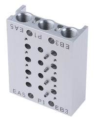 Płyta przyłączeniowa modułowa 4-drogowa G 1/8 1/8in G SMC