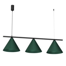 Lampa wisząca CAPITAL BLACK GREEN 3XGX53 MLP1530 Milagro