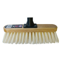 Faithfull FAIBRSOFT12R Soft Cream PVC Bristle Broom Head 300mm (12in)