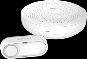 DCR311S Wireless gong with bell button, white