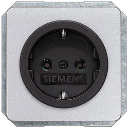 Gniazdo 16A Gniazdo 250 V Siemens Srebrny Śruba IP20