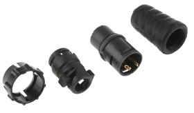 Złącze okrągłe 2-pinowe Standard Kabel Gniazdo Switchcraft Żeńskie IP68, IP69K EN3